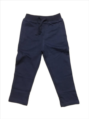 Navy Terry Pull On Pant