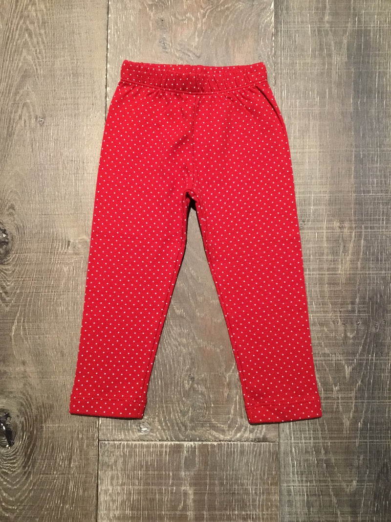 Polka dot shop leggings toddler