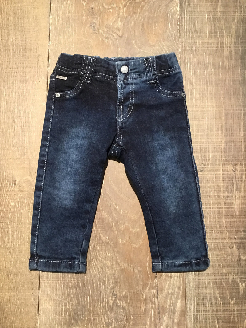 Adjustable Jeans with Jersey Lining