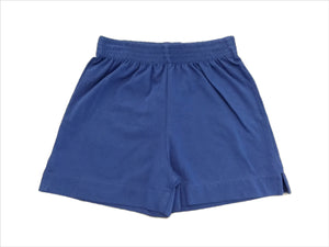 Royal Blue Jersey Knit Shorts by Luigi Kids