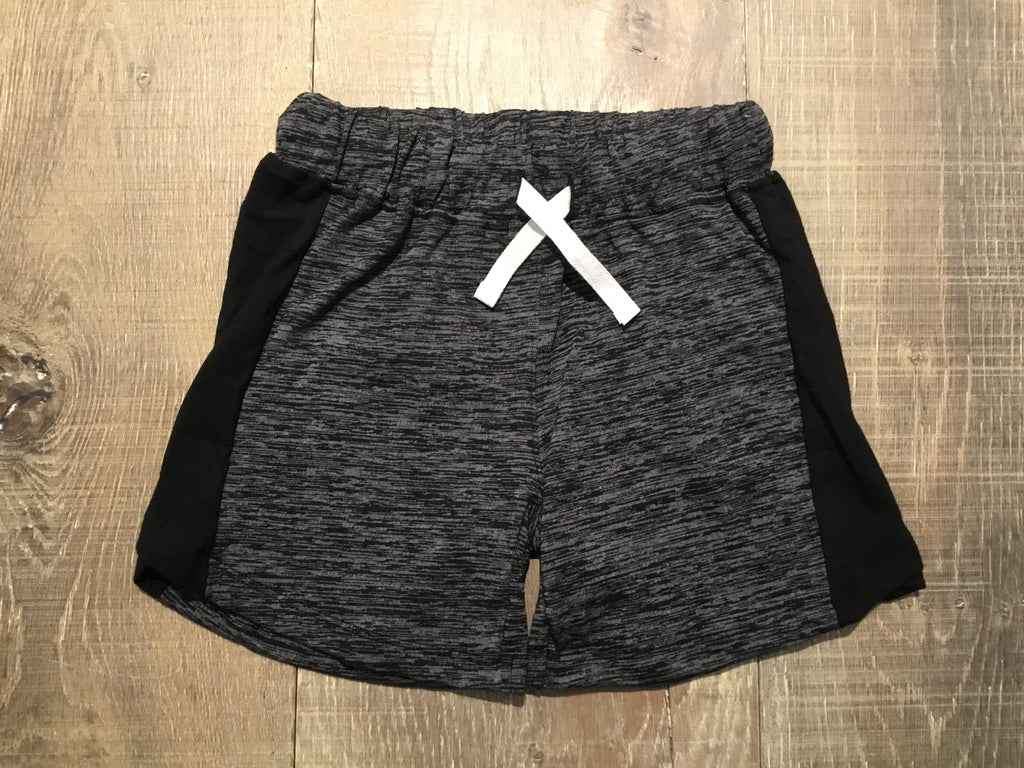 Grey & Black Heather Shorts