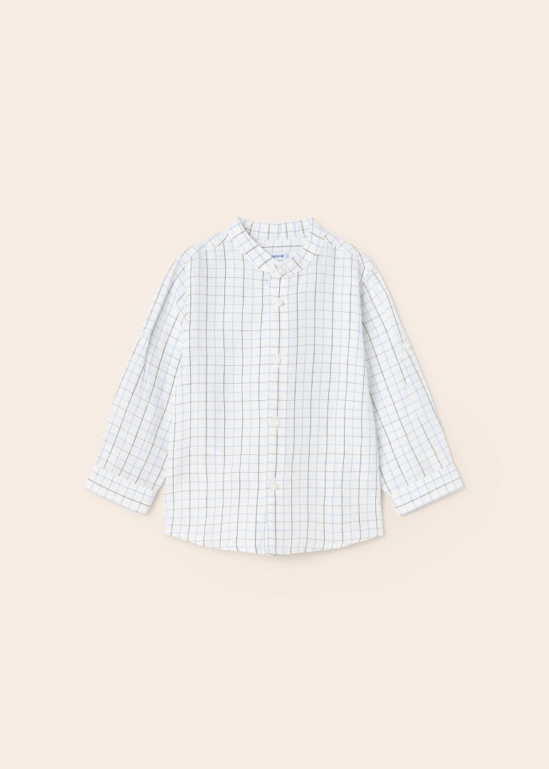 Linen Plaid Button Down Shirt