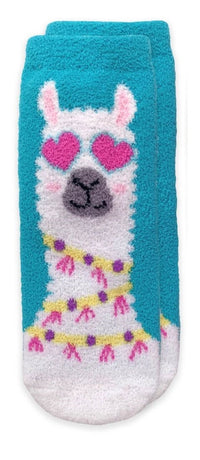Fuzzy Llama Socks