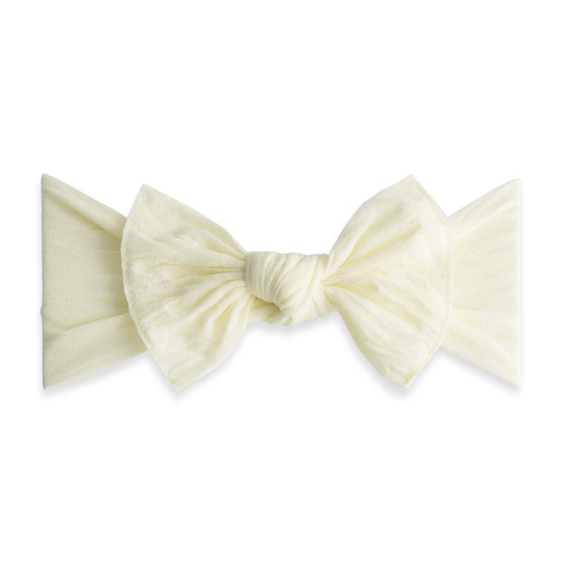 Ivory Baby Bling Classic Knot