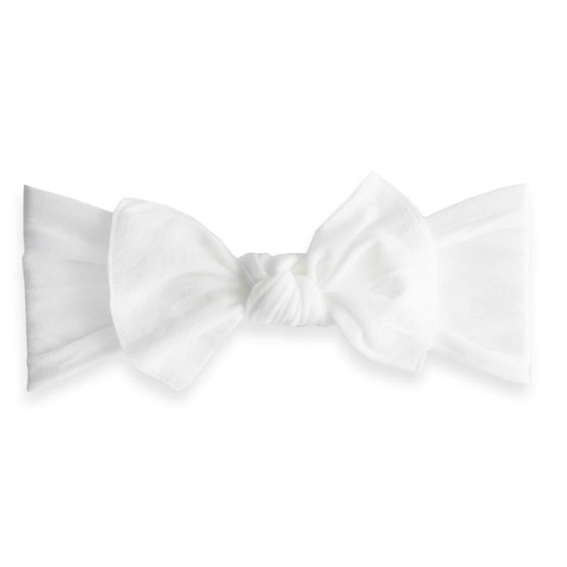 White Baby Bling Classic Knot