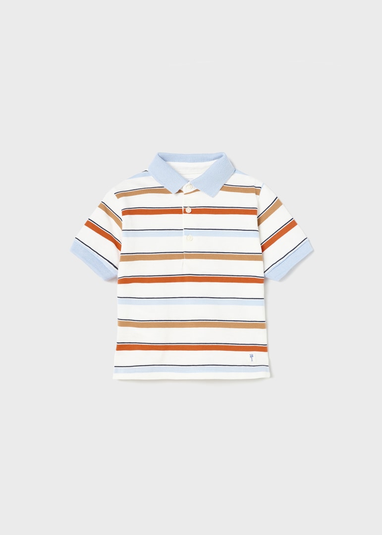 Pomelo Stripe Short Sleeve Polo