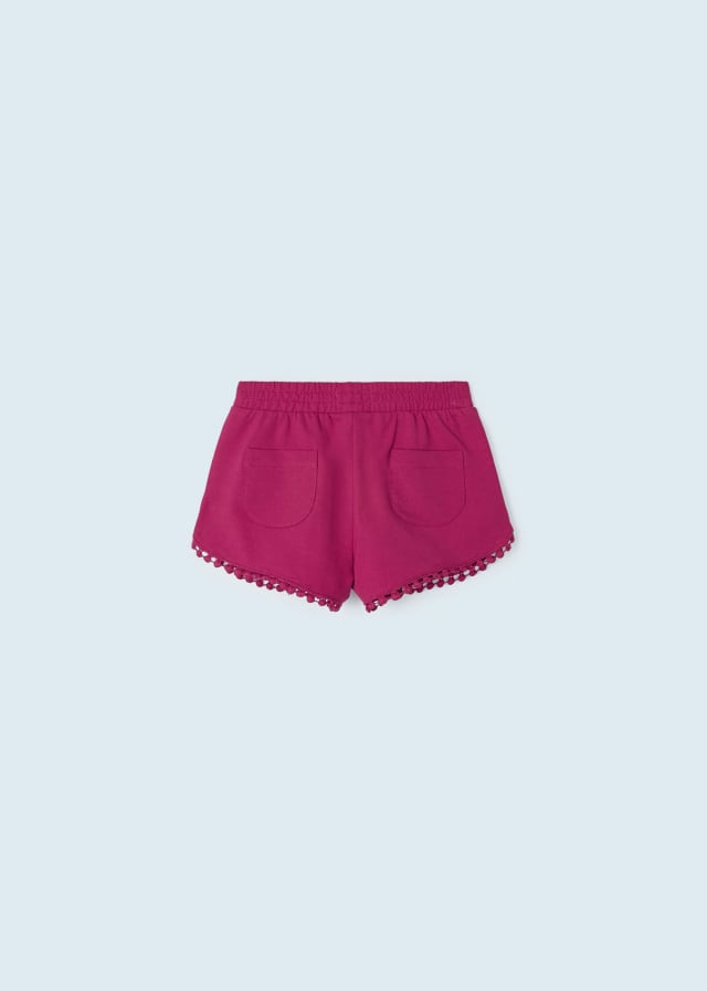Hibiscus Pom Knit Shorts